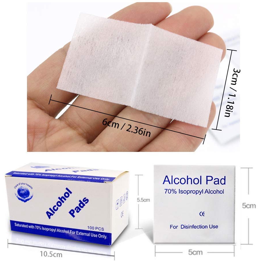 แผ่นแอลกอฮอล์70% ฆ่าเชื้อโรค Alcohl pad Recommend