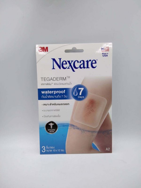 พลาสเตอร์ปิดแผล แบบใสกันน้ำได้ 3M nexcare