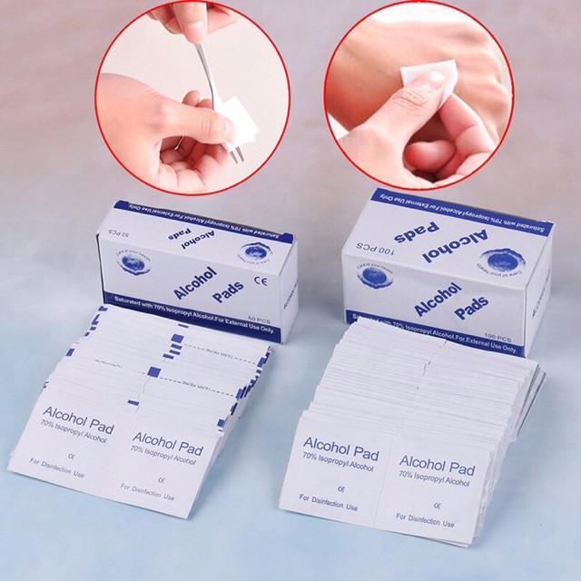 แผ่นแอลกอฮอล์70% ฆ่าเชื้อโรค Alcohl pad Recommend