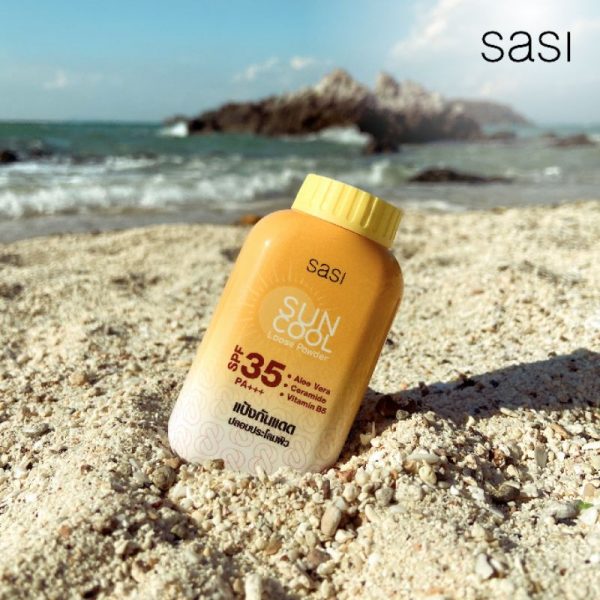 แป้งกันแดด ป้องกันUV 12hr SASI Sun Cool Powder Recommend