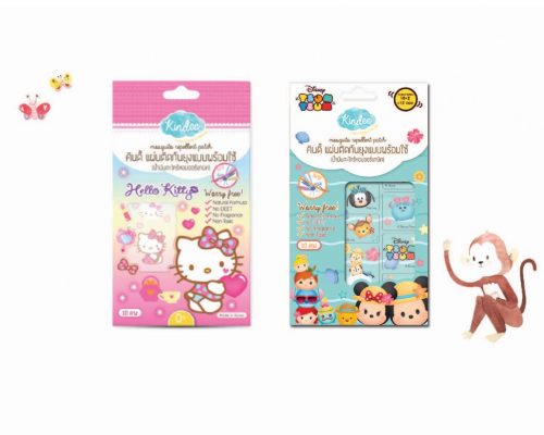 สติกเกอร์ติดกันยุง kindee protect 4hr. Recommend