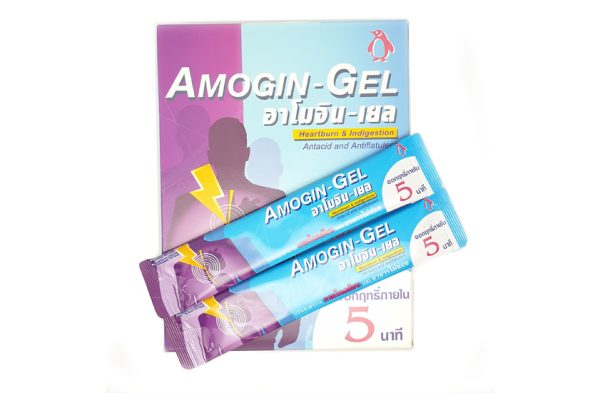 เจลลดกรดแบบซอง ลดกรดกระเพาะใน5นาที Amogin gel ฺ