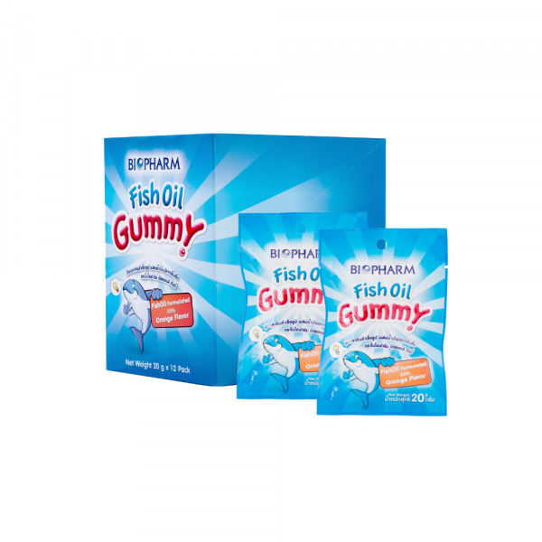 เยลลี่วิตามิน DHAเพิ่มความจำ BIOPHARM GUMMY 20g. salutary