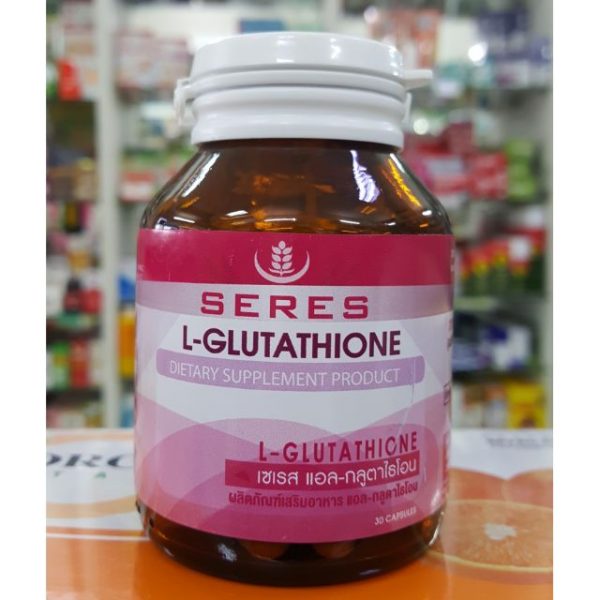 อาหารเสริมช่วยผิวขาว กลูตาไธโอน SERES L