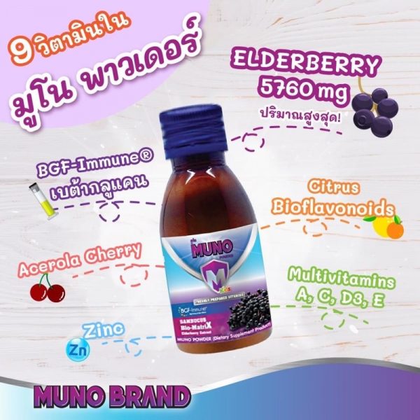 วิตามินเด็ก เสริมภูมิคุ้มกัน MONU POWDER