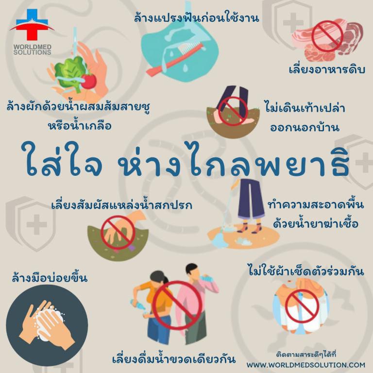ใส่ใจ ห่างไกลพยาธิ