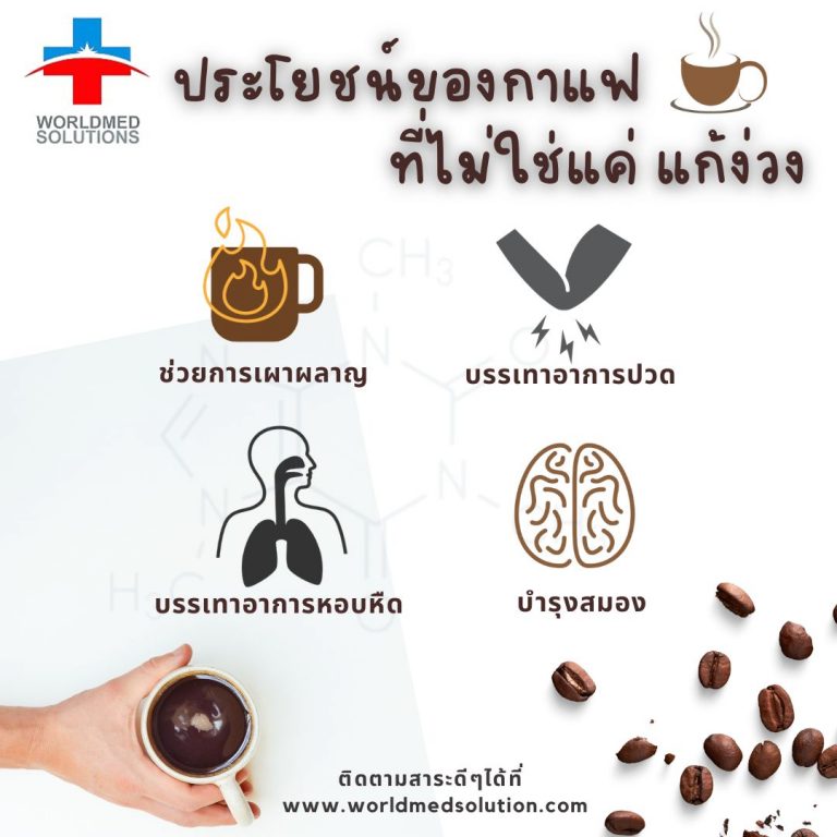 ประโยชน์ของกาแฟ ที่ไม่ใช่แค่ แก้ง่วง