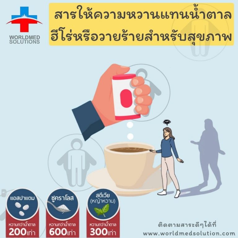 สารให้ความหวานแทนน้ำตาล ฮีโร่หรือวายร้ายสำหรับสุขภาพ