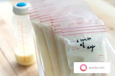 การเขียนถุงเก็บน้ำนม