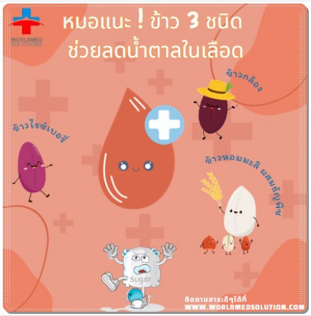 3 ชนิด ช่วยลดน้ำตาลในเลือด