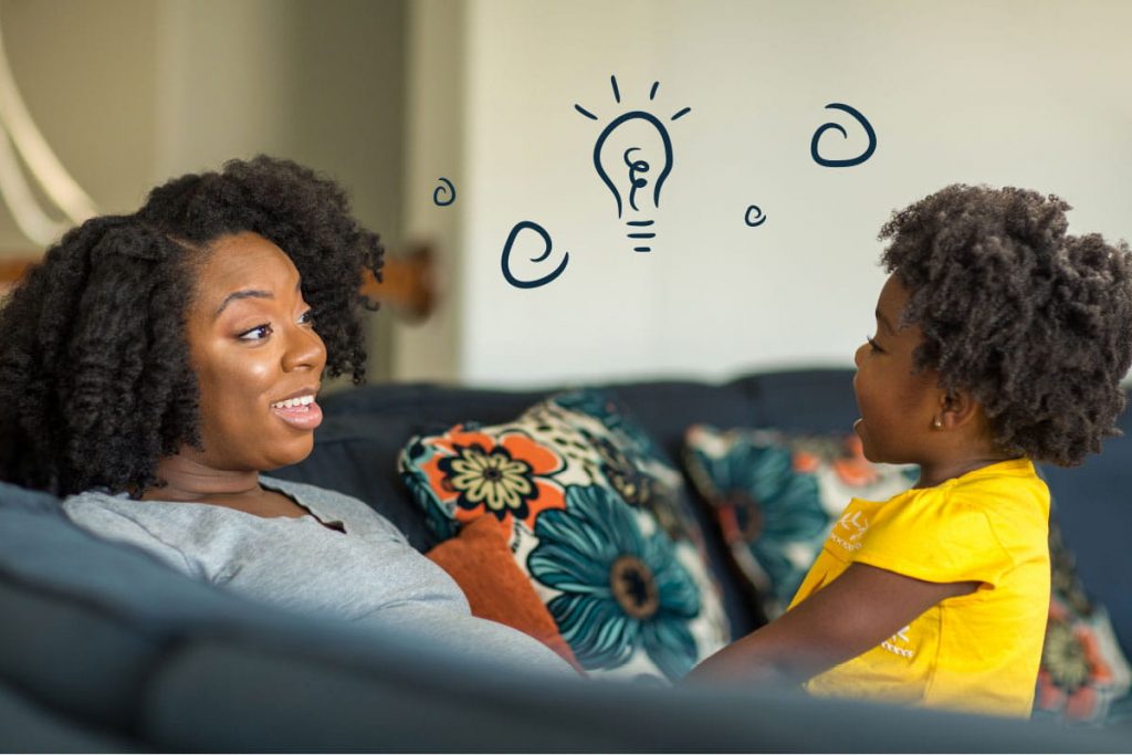 เมื่อลูกเริ่มเลียนแบบ